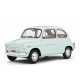 Fiat 600D Berlina 1960 light blue, Laudoracing-Model 1/18 scale
