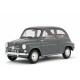 Fiat 600D Berlina 1960 grey, Laudoracing-Model 1/18 scale