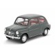 Fiat 600D Berlina 1960 grey, Laudoracing-Model 1/18 scale