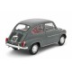 Fiat 600D Berlina 1960 grey, Laudoracing-Model 1/18 scale