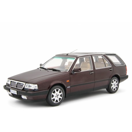 Lancia Thema Station Wagon T.D. 1988 burgundy, Laudoracing-Model 1/18 scale