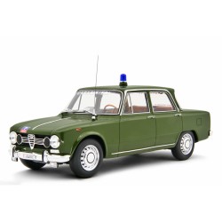 Alfa Romeo Giulia Super Carabinieri 1969 green, Laudoracing-Model 1/18 scale