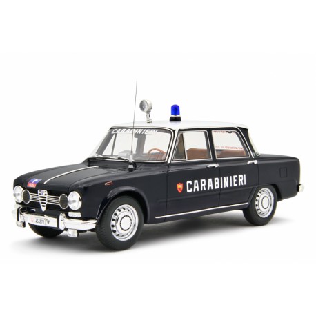 Alfa Romeo Giulia Super Carabinieri 1969 modrá, Laudoracing-Model 1:18