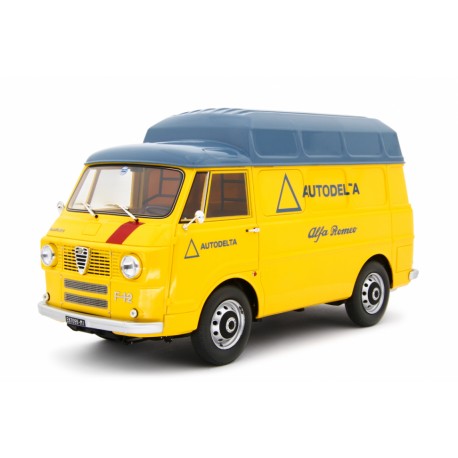 Alfa Romeo F12 Autocarro Tetto Sopralzato Assistenza Gara Autodelta 1967 žlutá, Laudoracing-Model 1:18