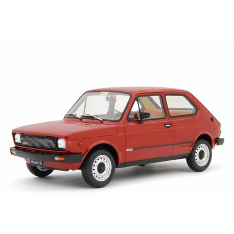 Fiat 127 L 1977 red, Laudoracing-Model 1/18 scale