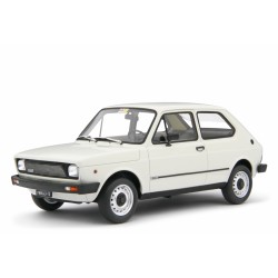 Fiat 127 L 1977 white, Laudoracing-Model 1/18 scale