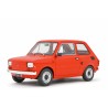 Fiat 126 Base 1976 red, Laudoracing-Model 1/18 scale
