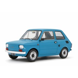 Fiat 126 Base 1976 blue, Laudoracing-Model 1/18 scale