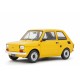 Fiat 126 Base 1976 yellow, Laudoracing-Model 1/18 scale